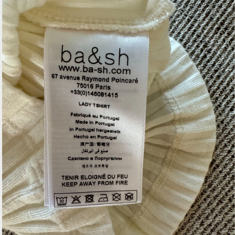 BA&SH Massiva Ribbed Keyhole Top - Picture 9 of 9